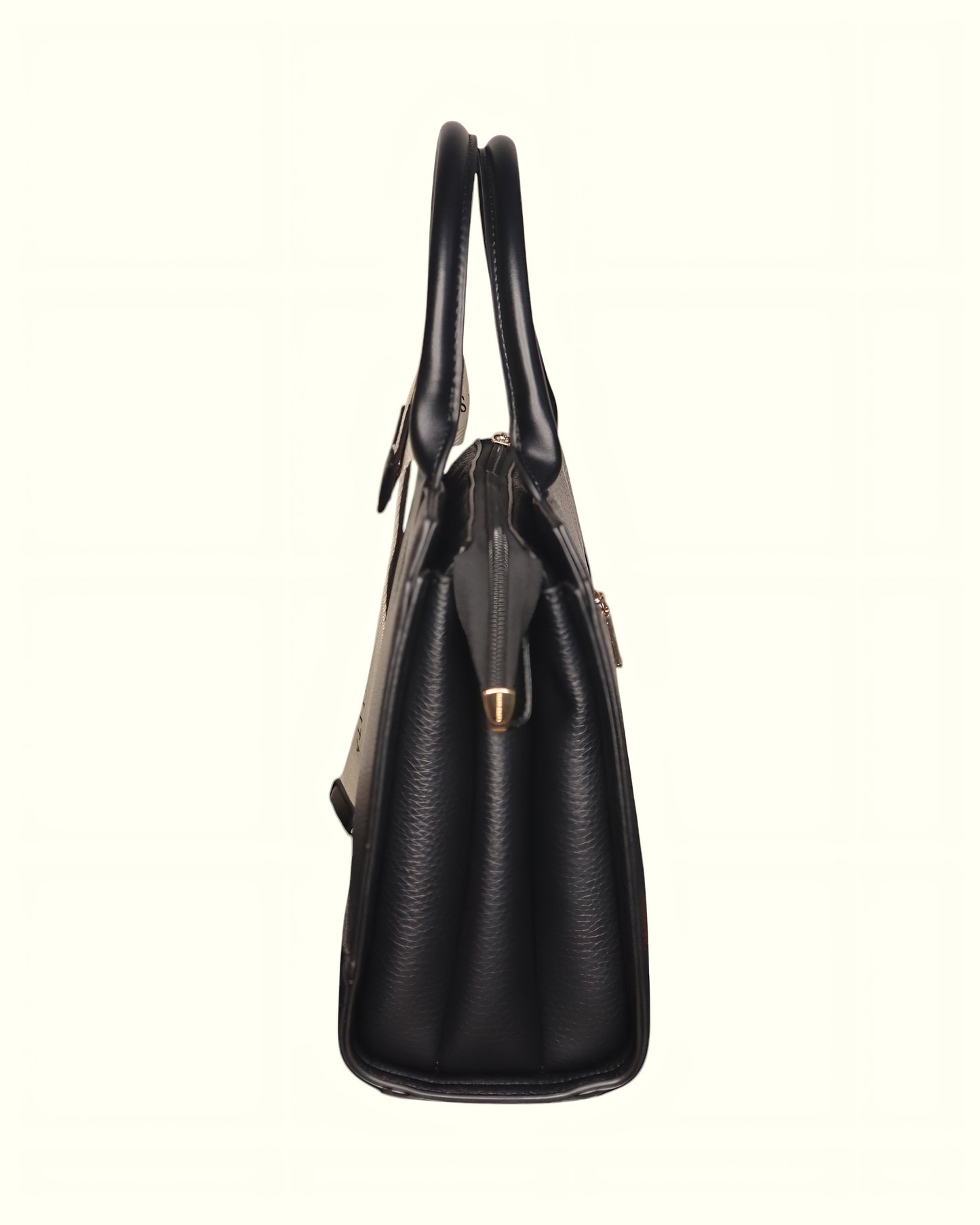 Miss Alita® Elegant Black Leatherette Handbag for Women | Formal, Daily & Party Use | Stylish Ladies Shoulder Bag