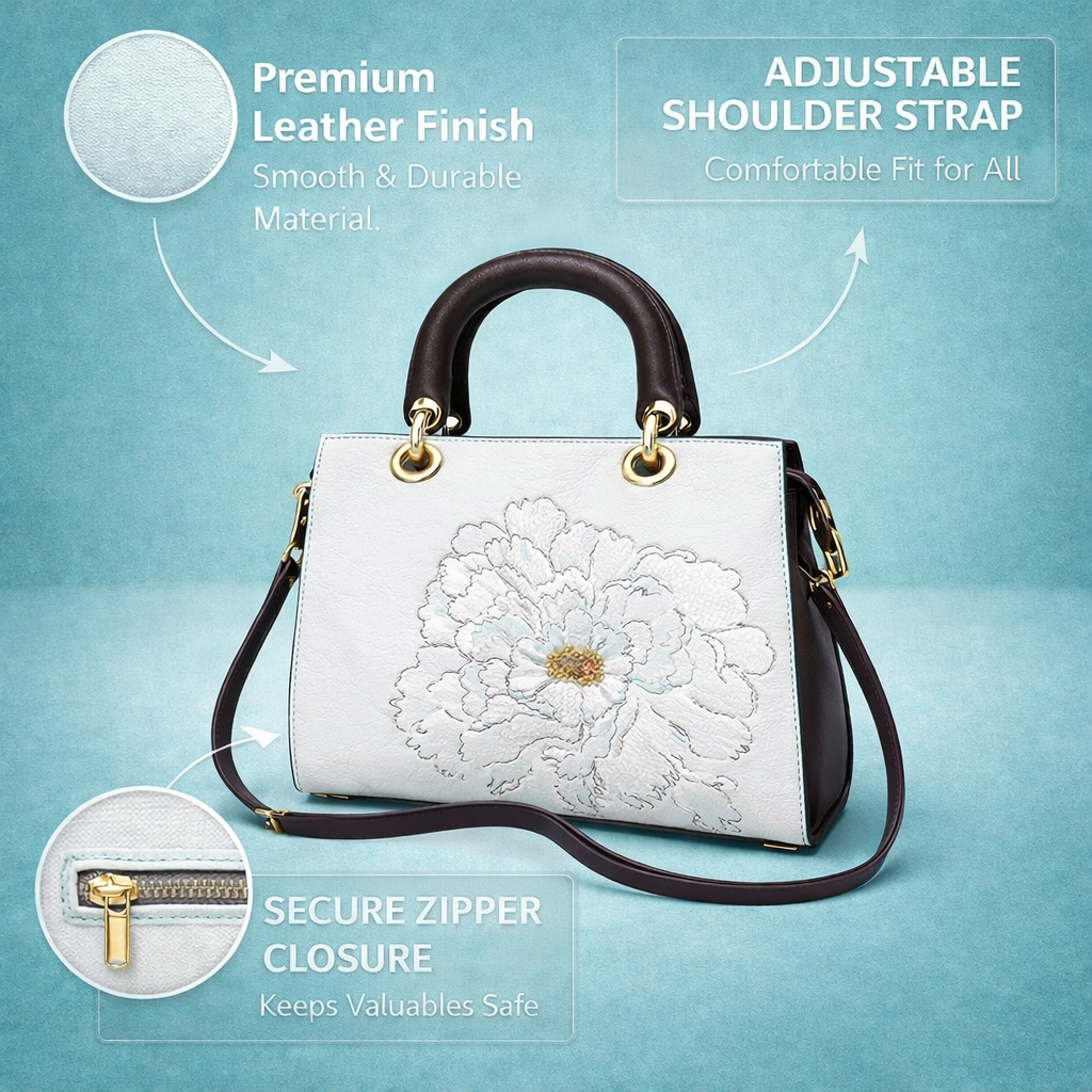 Ivoria Bloom Tote